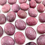 Rhodonite Palm Stone, Polished Rhodonite, Pink Rhodonite, Healing Rhodonite Palm