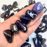 Large Sugilite Tumble, Sugilite and Manganese, RARE Sugilite Stone, Large Tumbled Sugilite, P-39