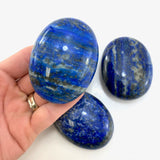 Lapis Lazuli Palm Stone, Polished Lapis Lazuli, Healing Lapis, Smooth Lapis Lazuli Stone, S1-3