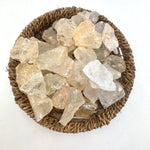 Clear Quartz Gemstone, One stone or a Baggy, Rough Quartz, Raw Quartz