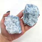 Blue Calcite Chunk, 3" Blue Calcite Chunk, Raw Blue Calcite, Rough Blue Calcite from Mexico