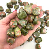 Unakite Tumble, Tumbled Unakite, Healing Unakite Stone, Pocket Unakite