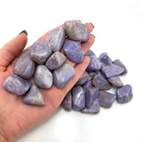 Lavender Jade Tumble, Tumbled Purple Jade, Tumbled Lavender Jade, Genuine Jade