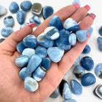 Owyhee Opal Tumbled Stone, Small, Medium, Large, Tumbled Owyhee Opal, Blue Owyhee Opal, T-190