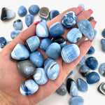Owyhee Opal Tumbled Stone, Small, Medium, Large, Tumbled Owyhee Opal, Blue Owyhee Opal, T-190