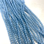 4mm Round Angelite Bead, Angelite Bead, Angelite Bead Strand, 16” Angelite Bead Strand