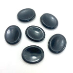 Obsidian Worry Stone, Healing Obsidian Worry Stone, Smooth Obsidian Worry Stone, A-46