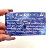 Sterling Silver Blue Kyanite Necklace, Dainty Kyanite Necklace, Kyanite Pendant and Chain, Quality Kyanite Necklace