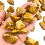 Yellow Jasper Tumble, Tumbled Yellow Jasper, Healing Yellow Jasper