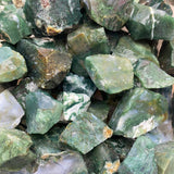 1lb Green Moss Agate, Rough Moss Agate, Bulk Moss Agate, Wholesale Moss Agate