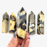 Septarian Point, Septarian Polished Point, Natural Septarian, Septarian Obelisk