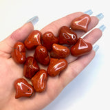 Mini Red Jasper Heart, Red Jasper Gemstone Heart, Healing Red Jasper Heart, Small Red Jasper Heart, B-05
