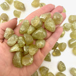 Tumbled Green Apatite, Quality Tumbled Green Apatite, Golden Apatite, Pocket Apatite, T-167