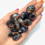 AAA Quality Iolite and Sunstone Tumble, Polished Sunstone and Iolite, Flashy Sunstone and Iolite, B-56