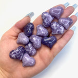 Mini Lepidolite Heart, Lepidolite Gemstone Heart, Healing Lepidolite Heart, Small Lepidolite Heart, B-07