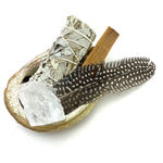 Smudge Kit with Feather, Starter Smudge Kit, Beginner Smudge Kit, Smudge Set