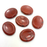 Red Jasper Worry Stone, Healing Red Jasper Worry Stone, Smooth Red Jasper Worry Stone, A-48