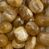 1lb Honey Calcite, Tumbled Honey Calcite, Bulk Honey Calcite, Wholesale Honey Calcite, Polished Honey Calcite