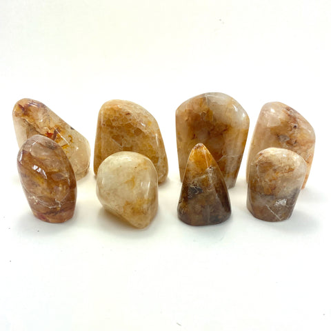 Golden Healer Free Form, Yellow Hematoid Quartz Free Form, Polished Golden Healer, Small or Medium, Golden Healer