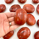 Red Jasper Palm Stone, Polished Red Jasper, Smooth Red Jasper Palm, Healing Red Jasper