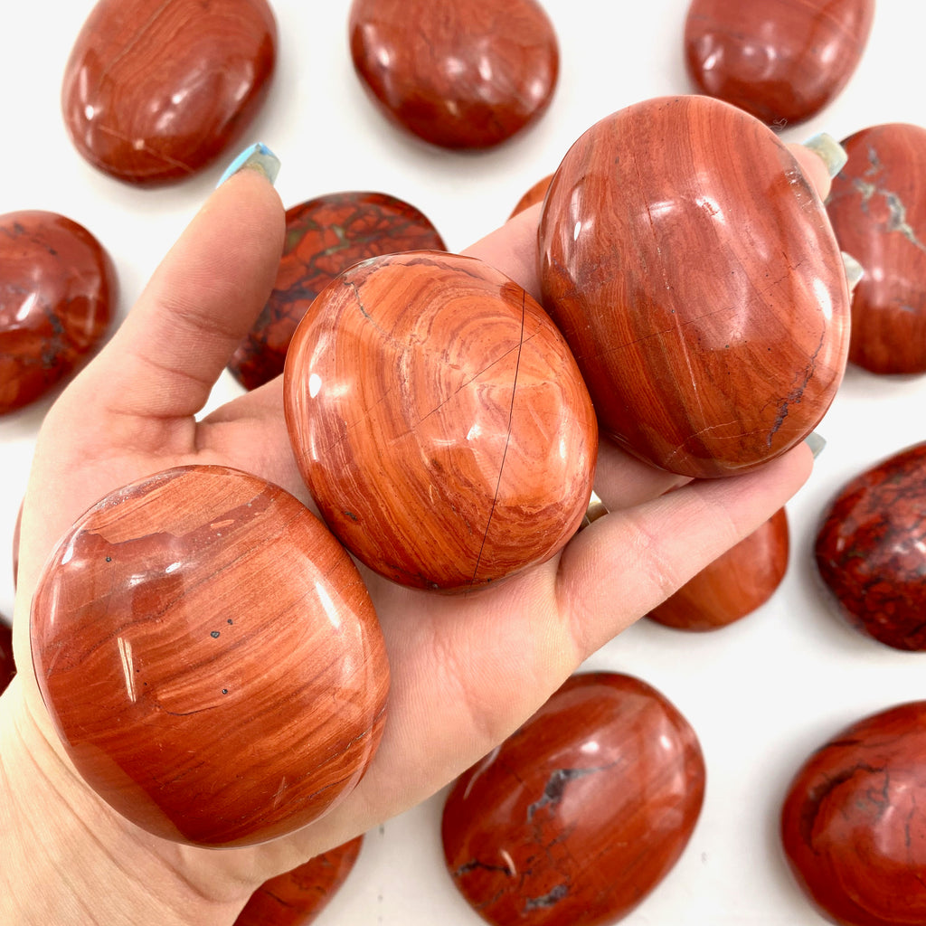 Red Jasper Tumbled Stone - Polished