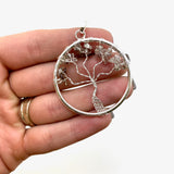Smoky Quartz Tree of Life, Tree of Life Pendant, Smoky Quartz Tree of Life Pendant, Silver Tree of Life
