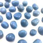 Angelite Tumbled Stone, Tumbled Angelite, Healing Angelite