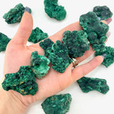 Raw Malachite, Velvet Malachite, Natural Malachite Specimen, Rough Malachite