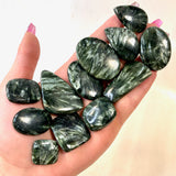 Seraphinite Cabochon, Quality Seraphinite Cabochon, 25g or 100g Seraphinite Cabochon, Wholesale Seraphinite Cabochon