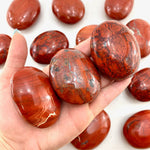 Red Jasper Palm Stone, Polished Red Jasper, Smooth Red Jasper Palm, Healing Red Jasper