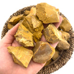 Yellow Jasper Gemstone, One stone or a Baggy, Rough Jasper, Raw Yellow Jasper