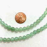6mm Round Green Aventurine Bead, Aventurine Bead, Aventurine Bead Strand, 16” Aventurine Bead Strand