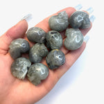 Mini Labradorite Skull, Labradorite Gemstone Skull, Labradorite Skull Carving, Small Labradorite Skull, B-16