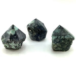 Emerald Cut Base Point, Emerald Point, Top Polished Emerald Point, Polished Emerald