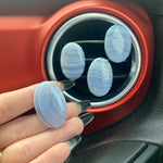 Blue Lace Agate Car Vent Clip, Blue Lace Agate Crystal Car Clip, Crystal Vent Clip, Gemstone Vent Clip for Car