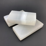 10cm Selenite Bar, Thick Selenite Bar, Polished Selenite Bar, Flat Selenite Bar