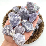 Lepidolite Gemstone, One stone or a Baggy, Rough Lepidolite, Raw Lepidolite