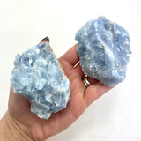 Blue Calcite Chunk, 3" Blue Calcite Chunk, Raw Blue Calcite, Rough Blue Calcite from Mexico