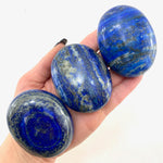 Lapis Lazuli Palm Stone, Polished Lapis Lazuli, Healing Lapis, Smooth Lapis Lazuli Stone, S1-3