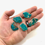 ONE Dioptase Specimen, Natural Dioptase, Raw Dioptase Stone, Small Dioptase Crystal, EB-03