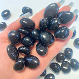 Small Black Tourmaline Tumble, Tumbled Black Tourmaline, Polished Black Tourmaline Pocket Stone, T-10