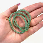 4mm Round Aventurine Bead, Green Aventurine Bead, Aventurine Bead Strand, 16” Aventurine Bead Strand