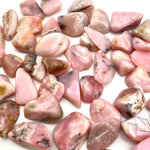 Pink Opal Tumble, Tumbled Pink Opal, Pink Opal Pocket Stone