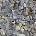 1lb Blue Lace Agate Chips, Bulk Blue Lace Agate Chips, Wholesale Blue Lace Agate Chips