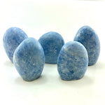 Blue Calcite Free Form, Polished Blue Calcite, Natural Blue Calcite Free Form