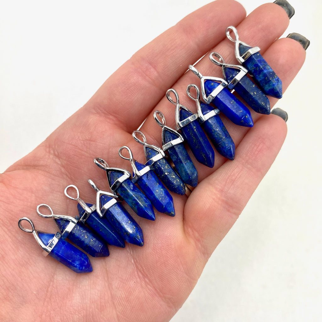 Lapis lazuli point on sale pendant