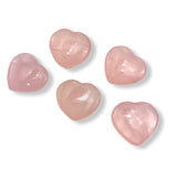 Rose Quartz Heart, Polished Rose Quartz Heart, Rose Quartz Pocket Stone, T-103