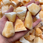 1lb Orange Calcite, Rough Orange Calcite, Bulk Orange Calcite, Wholesale Orange Calcite