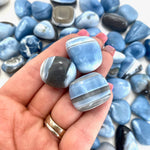 Owyhee Opal Tumbled Stone, Small, Medium, Large, Tumbled Owyhee Opal, Blue Owyhee Opal, T-190