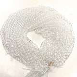 6mm Round Clear Quartz Bead, Clear Quartz Bead, Clear Quartz Bead Strand, 16” Clear Quartz Bead Strand